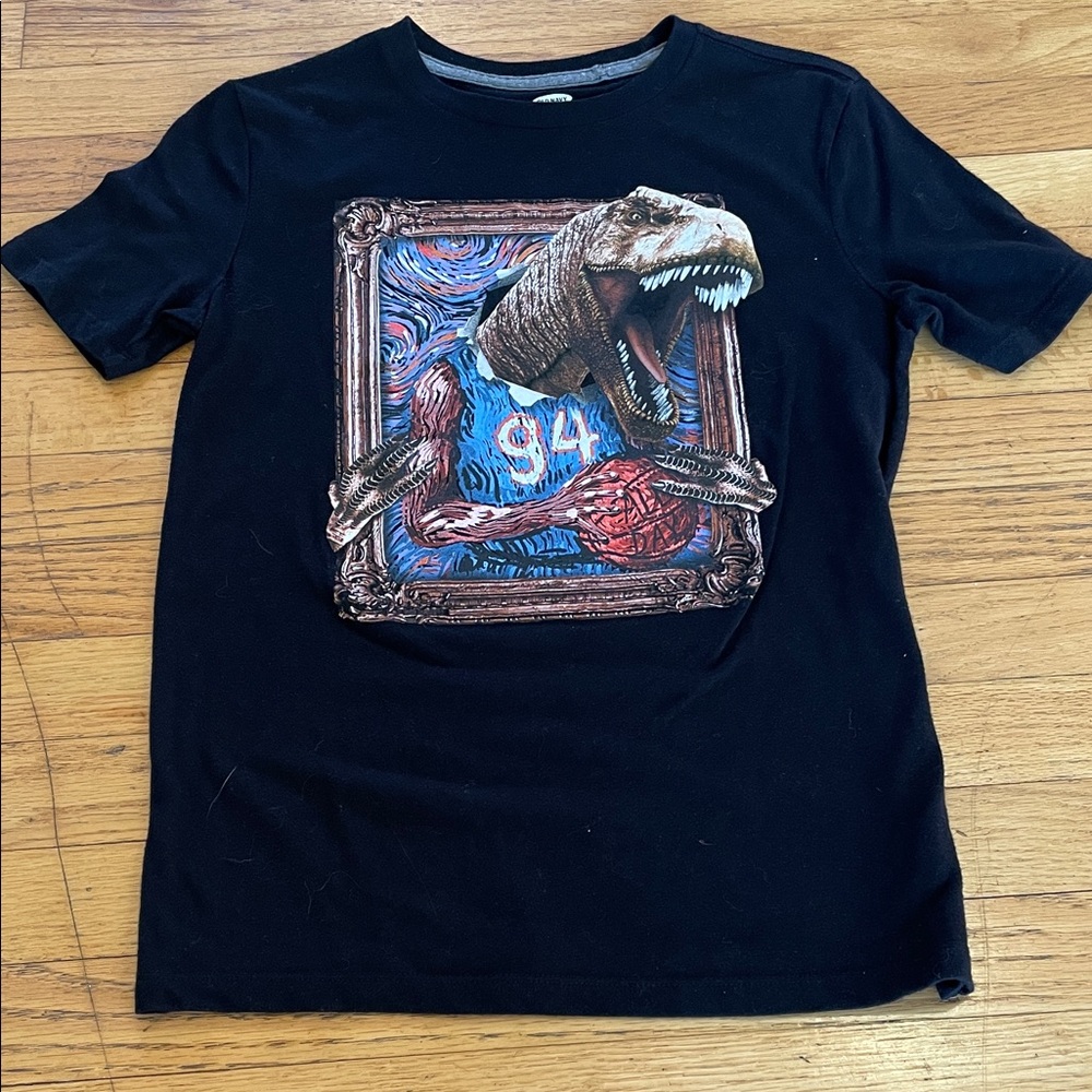 Old Navy Black Crew Neck Tee with Inside Label